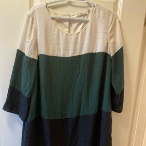 Tri-coloured Dex dress